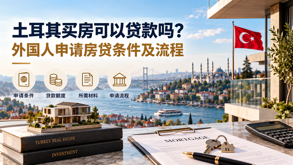 土耳其买房可以贷款吗？外国人申请房贷条件及流程