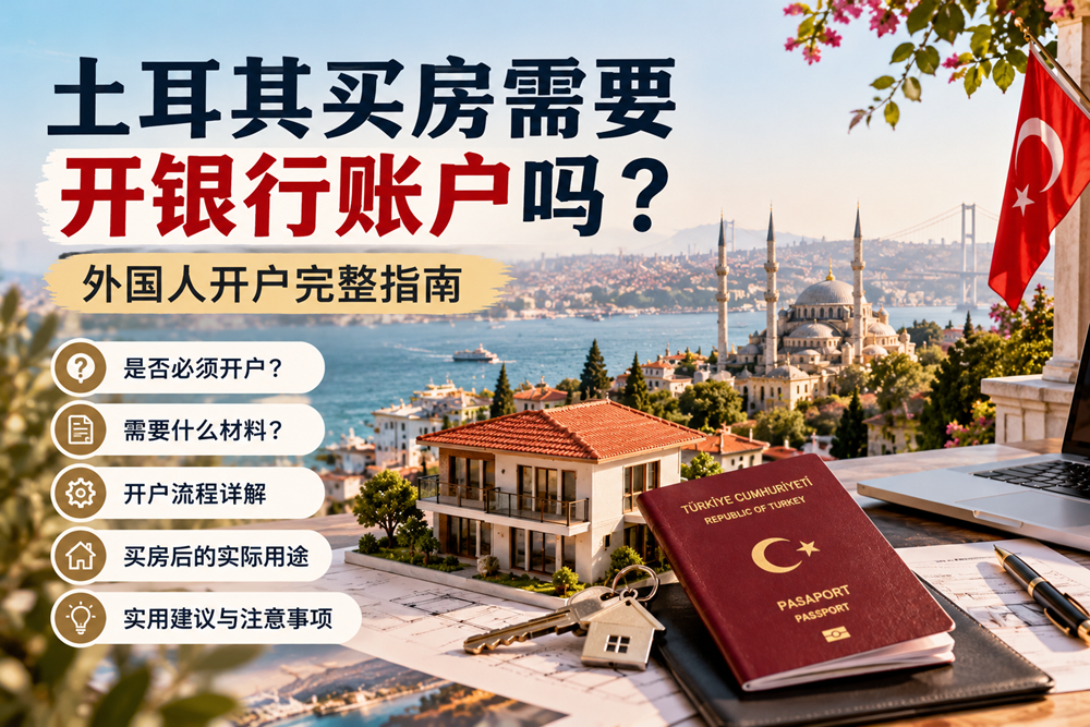 土耳其买房需要开银行账户吗？外国人开户完整指南