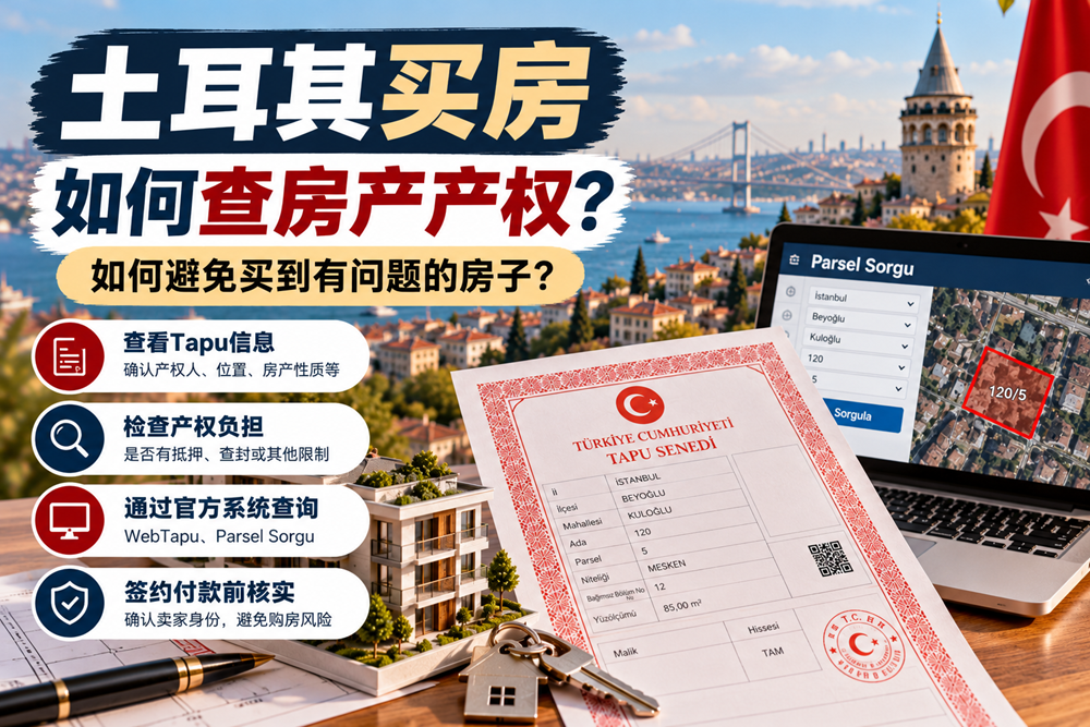 土耳其买房如何查房产产权？如何避免买到有问题的房子？