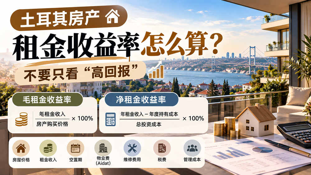 土耳其房产租金收益率怎么算？毛收益率与净收益率解析