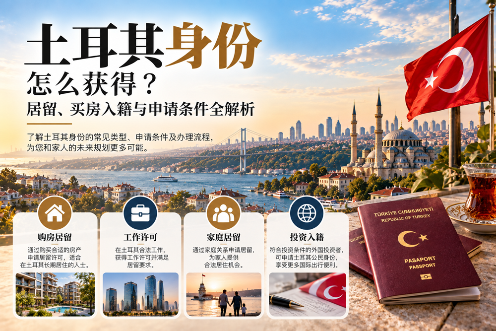 土耳其身份怎么获得？2026年居留与投资入籍指南