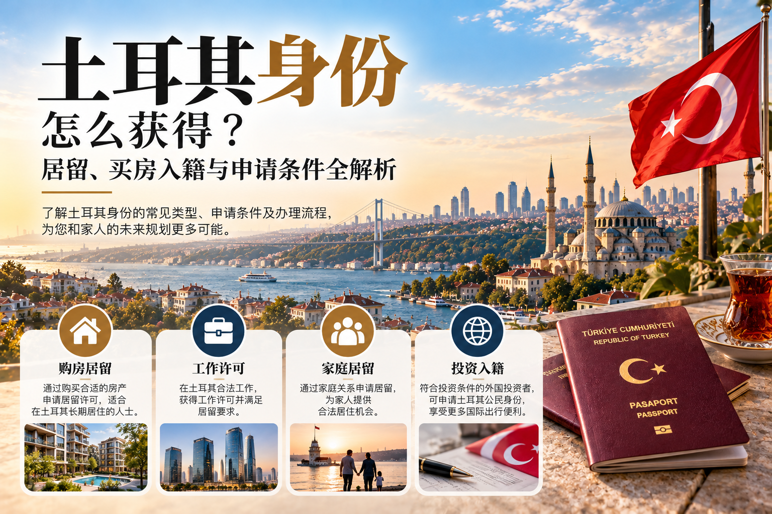 土耳其身份怎么获得？2026年居留与投资入籍指南