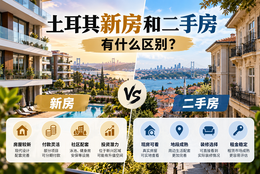 土耳其新房和二手房有什么区别？2026购房选择指南